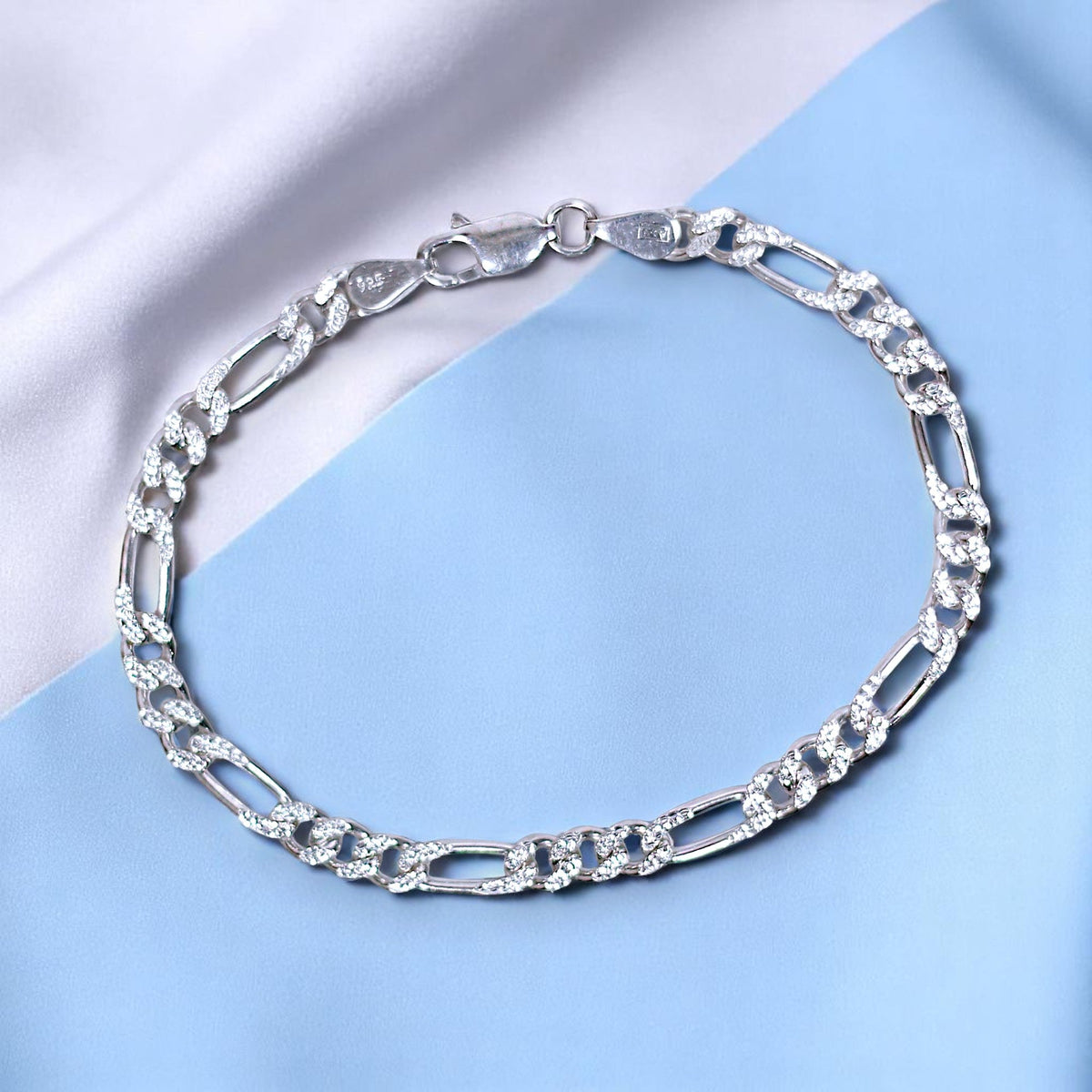 GAGAN figaro chain bracelet（18kgp） GAGAN figaro chain bracelet