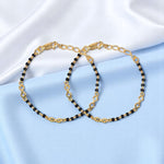 Load image into Gallery viewer, 925 Sterling Silver Infinity Nazriya Gold Plated Bracelet for Kids - Taraash