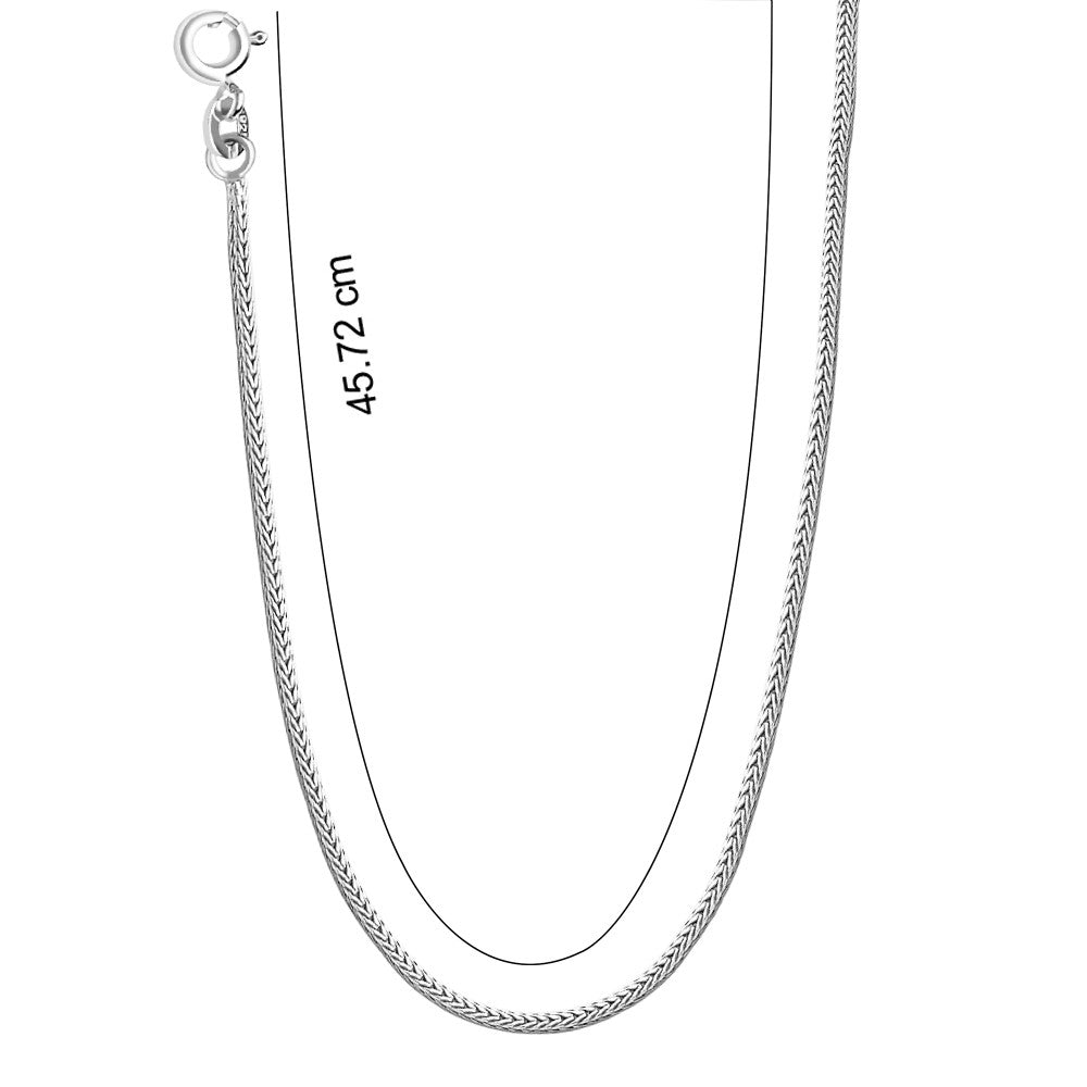 Taraash 925 sterling silver snake chain for women AFR12518IN