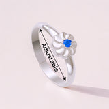 925 Sterling Silver Adjustable Floral Cz Toe Ring For Women - Taraash