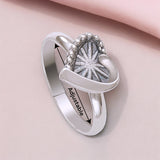 925 Sterling Silver Antique Finish Heart Adjustable Toe Ring for Women - Taraash