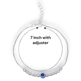 925 Sterling Silver Beaded Bracelet with Evil Eye Charm For Women - Taraash