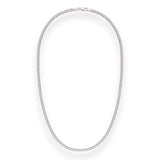 925 Sterling Silver Beaded Curb Chain for Kids - Taraash