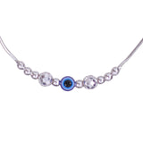 925 Sterling Silver Beautifully Crafted Evil Eye Beaded Bracelet for Women - Taraash