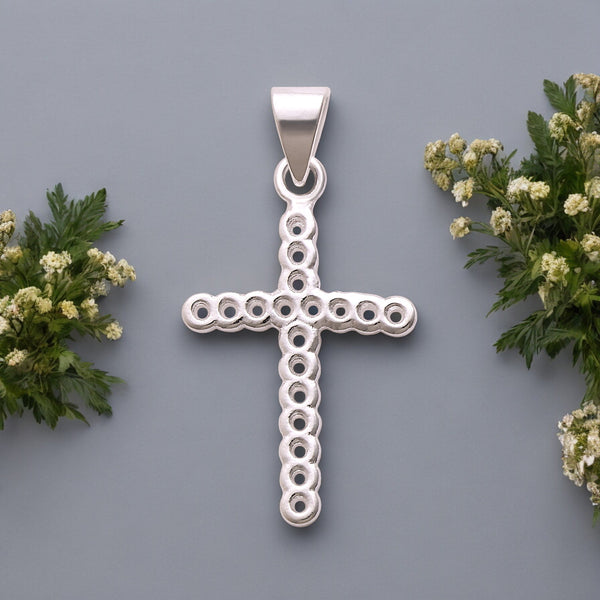 925 Sterling Silver Blessed Holy Cross Pendant For Unisex - Taraash