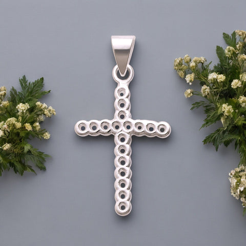 925 Sterling Silver Blessed Holy Cross Pendant For Unisex - Taraash
