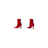 925 Sterling Silver Chic Red Stilettos Enamel Stud Earrings for Girls - Taraash