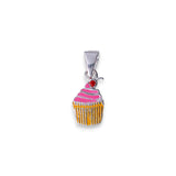 925 Sterling Silver Cupcake Earring and Chain with Pendant Set for Girls - Taraash