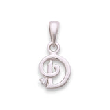 925 Sterling Silver "D" Letter Cz Pendant For Men And Women - Taraash