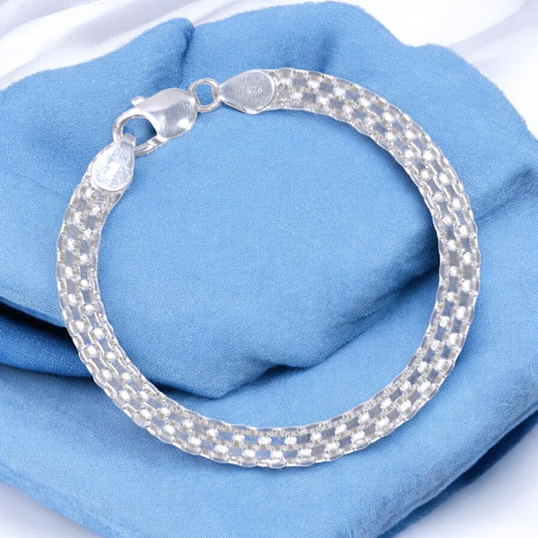 925 Sterling Silver Designer Chains Bracelets for Men - Taraash