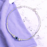 925 Sterling Silver Elegant Evil Eye Beaded Bracelet for Women - Taraash