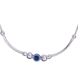 925 Sterling Silver Elegant Evil Eye Beaded Bracelet for Women - Taraash