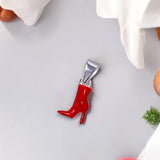 925 Sterling Silver Enamel Chic Red Stilettos Pendant for Girls - Taraash