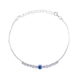 925 Sterling Silver Evil Eye Beaded Bracelet for Women - Taraash