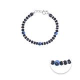 925 Sterling Silver Evil Eye Beads Nazariya Bracelet for Kids - Taraash