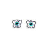 925 Sterling Silver Evil Eye Butterfly Jewellery Set For Girls - Taraash