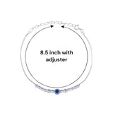 925 Sterling Silver Evil Eye Multi Beaded Bracelet for Women - Taraash