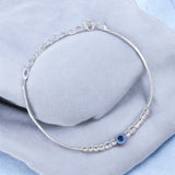 925 Sterling Silver Evil Eye Multi Beaded Bracelet for Women - Taraash