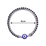 925 Sterling Silver Evil Eye Nazariya Bangle for Kids - Taraash