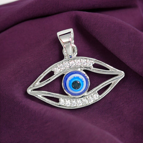 925 Sterling Silver Evil Eye Pendant For Men and Women - Taraash