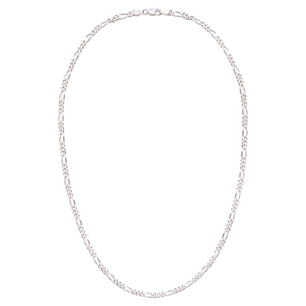 925 Sterling Silver Figaro 15 inch Chain for Kids - Taraash