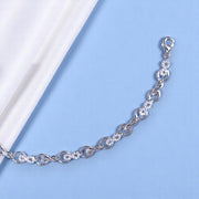 925 Sterling Silver Infinity CZ Bracelet for Women - Taraash