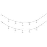 925 Sterling Silver Link Chain Multi Bird Charm Anklet for Women - Taraash