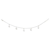 925 Sterling Silver Link Chain Multi Bird Charm Single Anklet for Women - Taraash