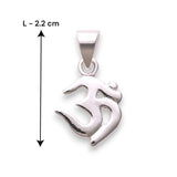 925 Sterling Silver Om Religious Pendant For Men And Women - Taraash