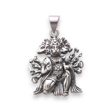 925 Sterling Silver Panchmukhi Hanuman Pendant For Men - Taraash