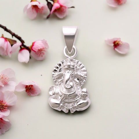 925 Sterling Silver Pendant Lord Ganesha For Men And Women - Taraash