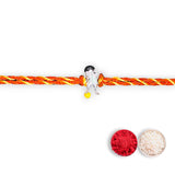 925 Sterling Silver Playfull Character Thread Rakhi for Brother - Taraash