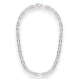 925 Sterling Silver Pure Figaro NeckChain For Men - Taraash