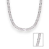 925 Sterling Silver Pure Figaro NeckChain For Men - Taraash