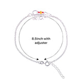 925 Sterling Silver Shiva Chain Rakhi For Brother - Taraash