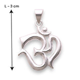 925 Sterling Silver Spiritual OM Pendant For Men & Women - Taraash