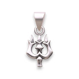 925 Sterling Silver Spiritual Shiva Trishul Pendant For Men - Taraash