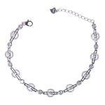 Load image into Gallery viewer, 925 Sterling Silver Tennis Round CZ Link Bracelet for Women - Taraash
