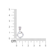 925 Sterling Silver White Mother of Pearl Round Star Pendant for Women - Taraash