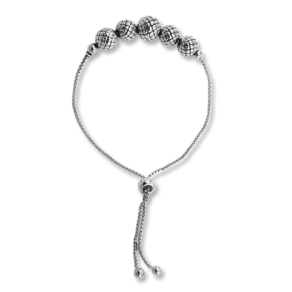 String of Beads Slider Bracelet