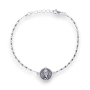 925 Sterling Silver Antique-Finish Ganesha Rakhi for Brother