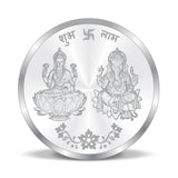 Taraash 999 Silver God Lakshmi Ganesha 10 Gram Coin CF15R3G10W