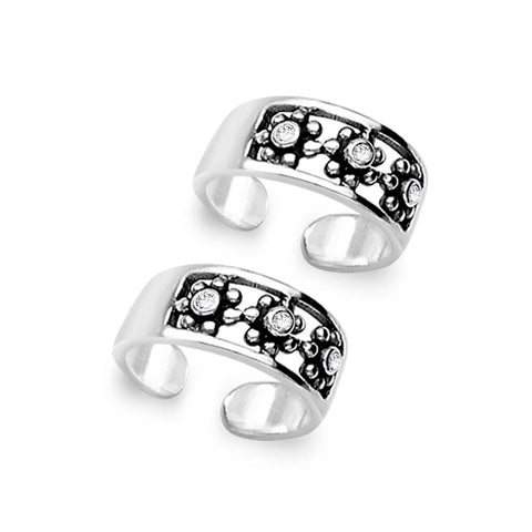 Taraash 925 Sterling Silver Antique Daily Wear Toe Ring For Women LR0832A