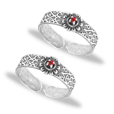 Taraash silver toe rings for women pure silver 925