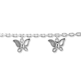 Taraash 925 Sterling Butterfly Pure Silver Bracelet For Women | Pure Silver Bracelet Girls | Silver Bracelet - Taraash