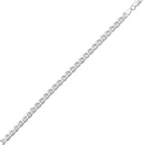 Taraash 925 Sterling Casual Curb Silver Bracelet For Men - Taraash