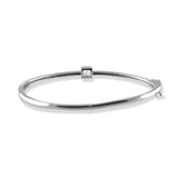 TARAASH 925 Sterling Cz Bangle | Square Openable Bangle | Silver Kada For Women - Taraash