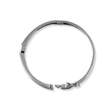 TARAASH 925 Sterling Cz Bangle | Square Openable Bangle | Silver Kada For Women - Taraash