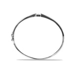 TARAASH 925 Sterling Cz Bangle | Square Openable Bangle | Silver Kada For Women - Taraash