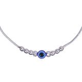 Taraash 925 Sterling Silver Beaded Evil Eye Bracelet for Women - Taraash